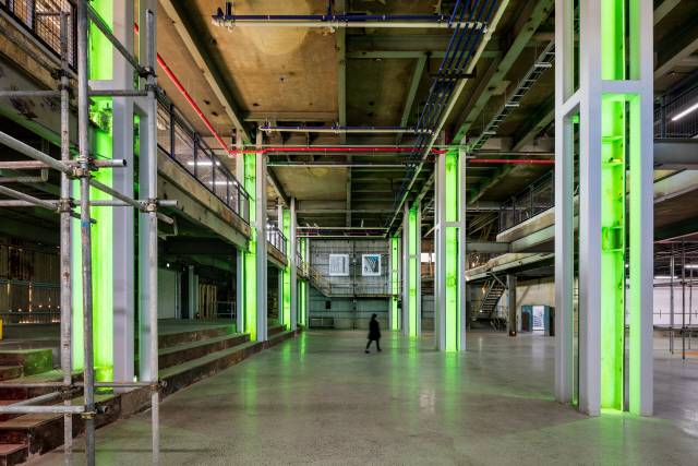 신축 건물의 기둥을 설치한 것을 제외하면 내부는 기존 모습을 최대한 보존했다. /사진제공=신경섭