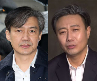 조국 법무부 전 장관(왼쪽), 배우 안정훈 (사진=이데일리DB/유튜브 채널 ‘가로세로연구소’ 방송 캡처)
