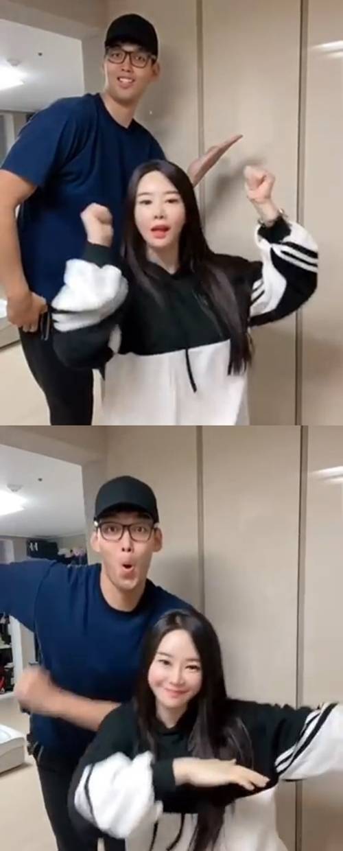 전 농구선수 하승진, 아내 사진=하승진 SNS 캡쳐