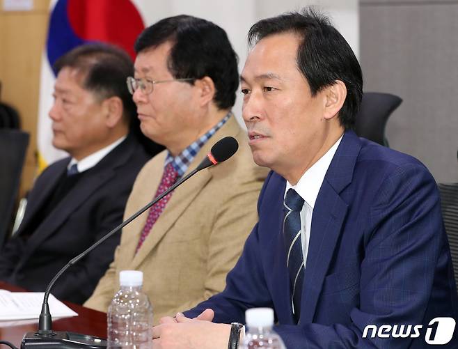우상호 더불어민주당 의원. © News1 이종덕 기자