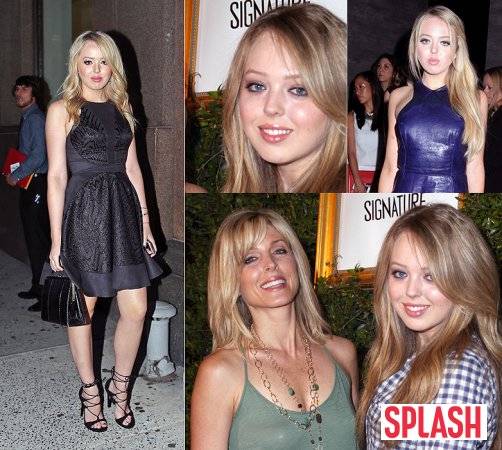 사진제공 -TOPIC / Splash News
도널드 트럼프 둘째 딸 티파니 트럼프.|
(오른쪽 하단) 트럼프 두 번째 부인 말라 메이플스와 티파니 트럼프.
