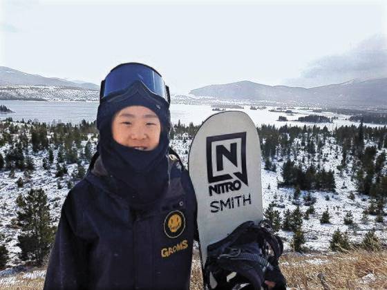 스노보드 하프파이프의 14살 신동 이채운은 웃는 얼굴이 손흥민을 빼닮아 ‘보드 타는 흥민이’로 불린다. [사진 이채운 인스타그램]