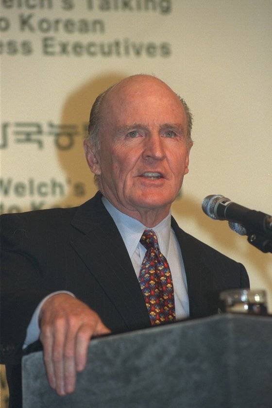 잭 웰치 전 GE회장. 중앙포토