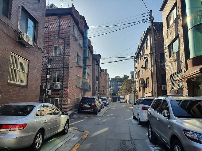서울 강남구 역삼동 빌라 밀집지역의 모습 [사진=민상식 기자]