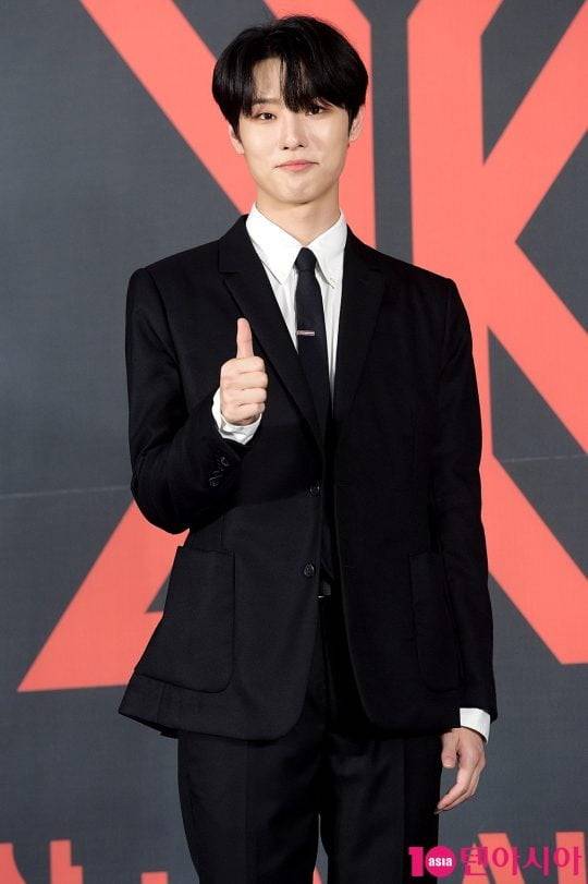 엑스원 첫 미니 앨범  ‘비상:QUANTUM LEAP’ 기자간담회 당시 조승연./ 텐아시아 DB
