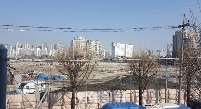장위4구역 공사 현장 모습 (사진=이데일리 독자 제공)