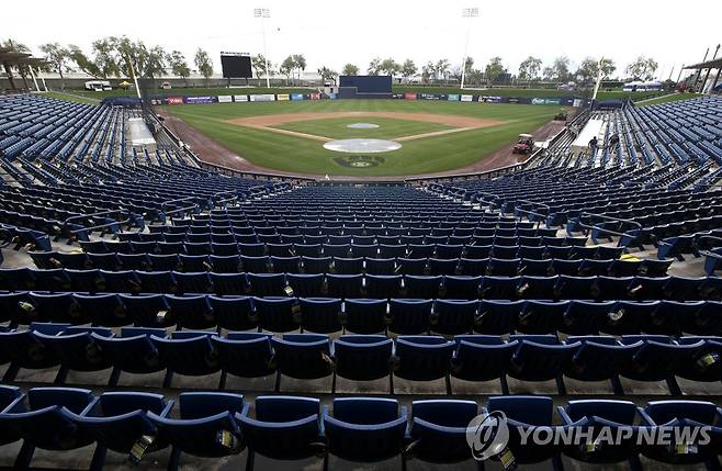 메이저리그 무관중 시범경기[AFP=연합뉴스 자료사진]