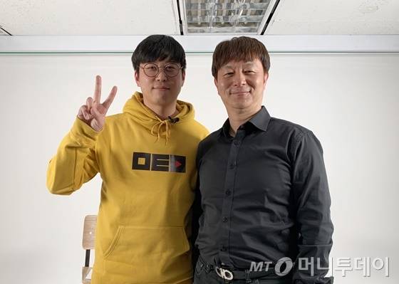 머투맨과 '빵변' 이동구 변호사(오른쪽) / 사진=김지성 기자