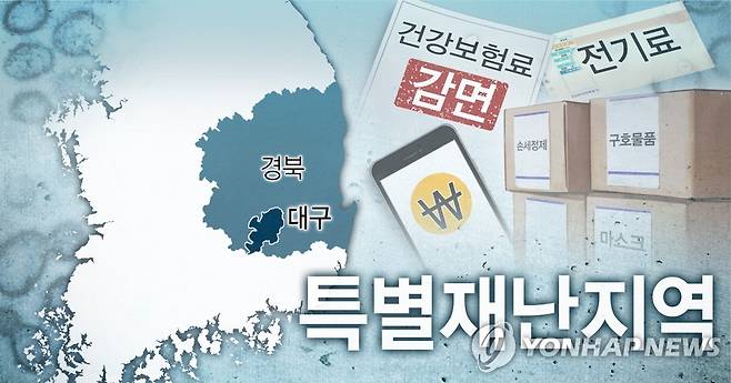 대구 · 경북(TK) 지역 특별재난지역 선포 (PG) [장현경 제작] 일러스트