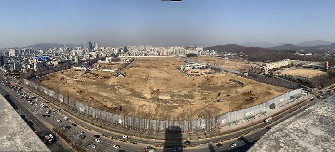 둔촌주공 부지 모습 [사진 = 매경DB]
