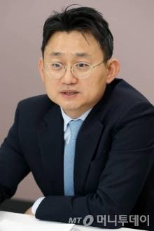 지난 1월 22일 종로구 정부서울청사 스마트워크센터에서 머니투데이 주최로 열린 기획재정부 재경관 좌담회. 강윤진 워싱턴 공사참사관 / 사진=이기범 기자 leekb@