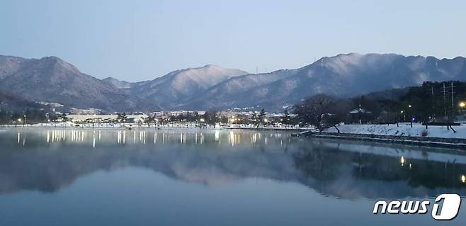 제천시의 계획공모형 지역관광개발사업 선정에 따라 의림지 일대에 미디어아트 관광지가 조성된다.© 뉴스1