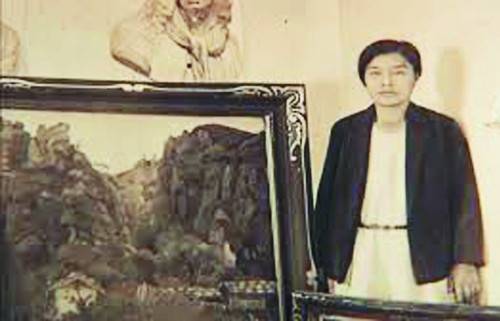 작품 ‘금강산 만상정’과 나혜석.