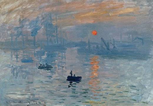 클로드 모네 ‘인상 해돋이’ 1872년, 마르모탕 미술관.