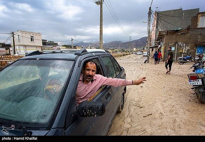 봄 홍수가 난 이란 남부 지역 [타스님뉴스]