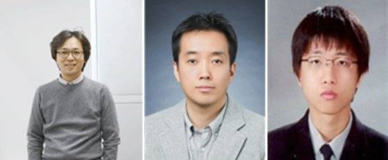 [(좌측부터)김성웅 교수, 황재열 교수, 이승용 연구원]