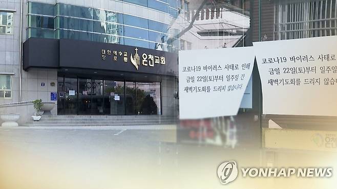 부산 온천교회, 또 다른 무더기 감염될까 (CG) [연합뉴스TV 제공]