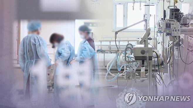 코로나19 음압 병실 (CG) [연합뉴스TV 제공]