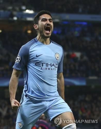 맨체스터시티 일케이 권도안.[연합뉴스]