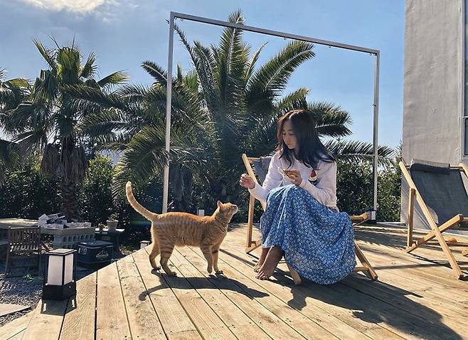 ▲ 진재영이 집 사진을 공개했다. 출처ㅣ진재영 SNS