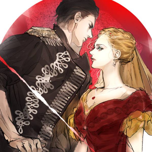 /네이버 시리즈 웹소설 '재혼황후'의 일러스트.