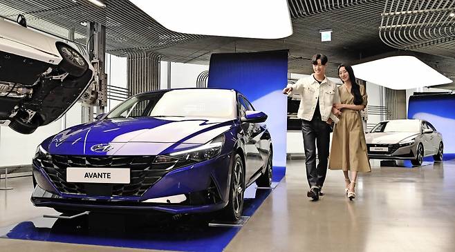 현대차 '올 뉴 아반떼'. /사진제공=현대차