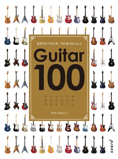 그간 기타 리뷰어로 모든 노하우를 담아 소개한 책 '기타100'
