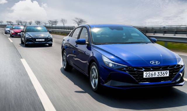 현대차 7세대 아반떼 주행모습 (사진=현대차)