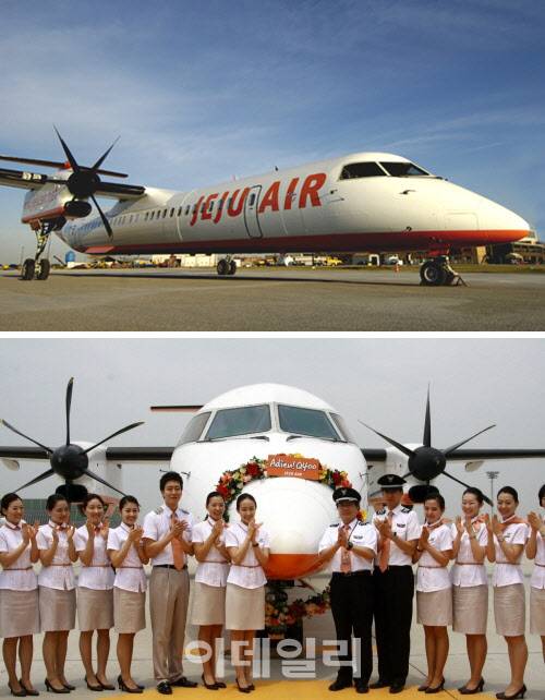제주항공 2006년 띄운 터보프롭기 ‘Q400’(사진=이데일리 DB)