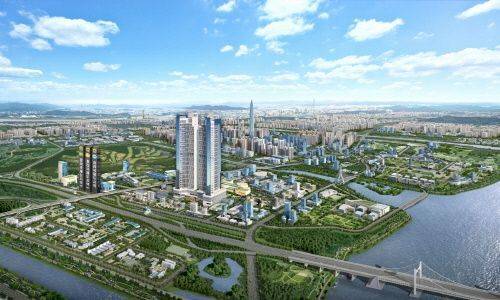 [사진=‘청라국제도시역 푸르지오 시티’ 조감도]