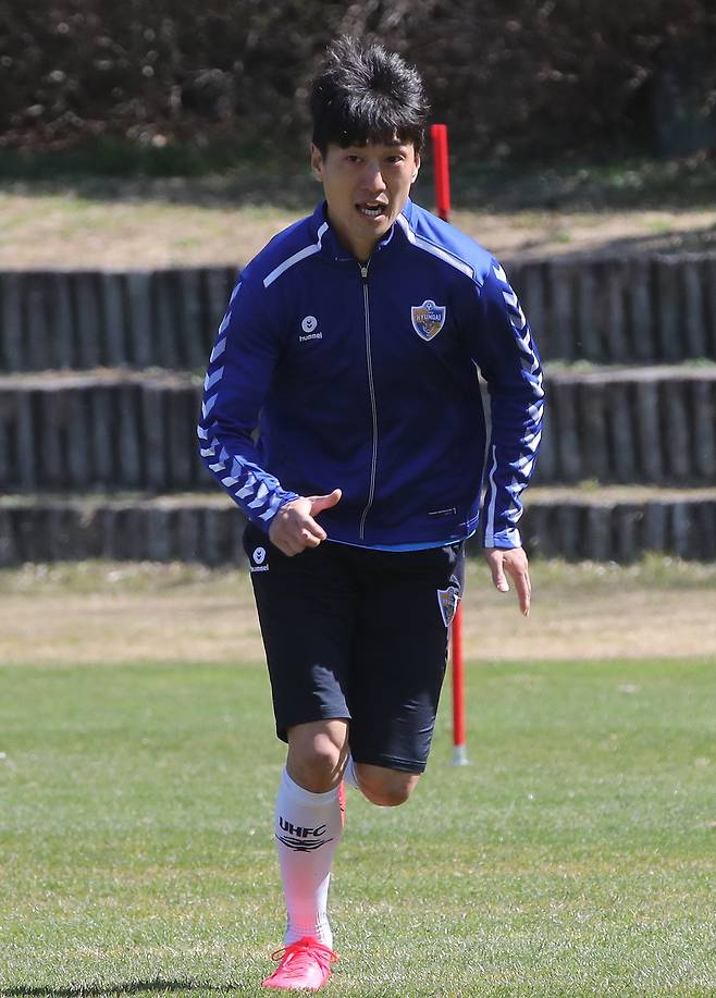 11년간 유럽무대에서 활약하다가 K리그 울산 현대로 돌아온 이청용. 울산=송봉근 기자