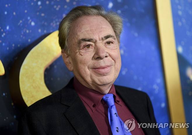 2019년 12월의 미국 뉴욕의 한 행사에 참석한 앤드루 로이드 웨버 [AP=연합뉴스 자료사진]