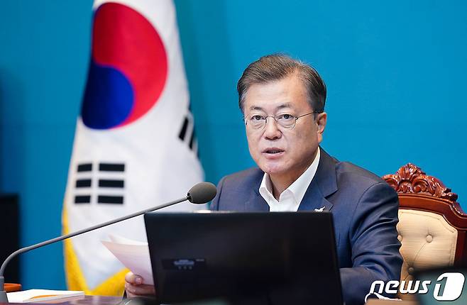 문재인 대통령. (청와대 제공) 2020.4.27/뉴스1 © News1 유승관 기자