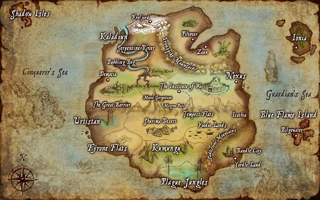 LOL 지역 이미지