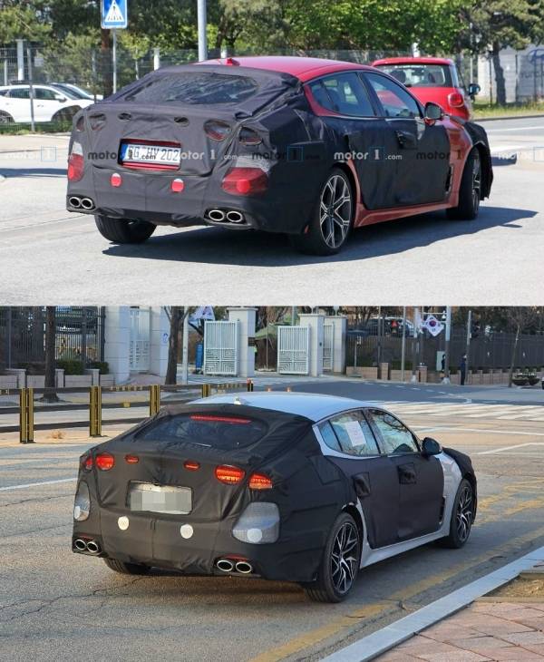 기아차 '스팅어 페이스리프트' (출처 ː Motor1.com, 보배드림 kug)