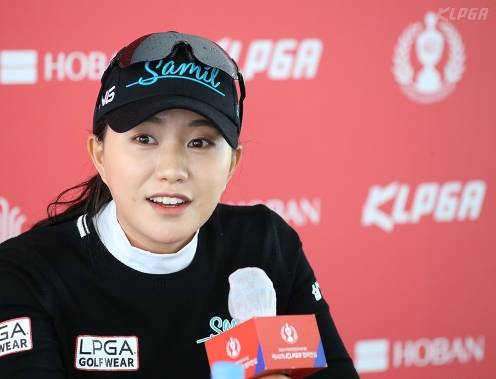 한국여자프로골프(KLPGA) 투어 2020년 KLPGA 챔피언십에 출전한 허다빈 프로. 사진제공=KLPGA
