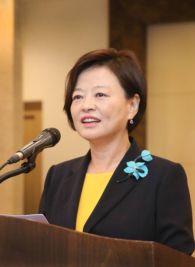 진선미 전 여성가족부 장관. 연합뉴스