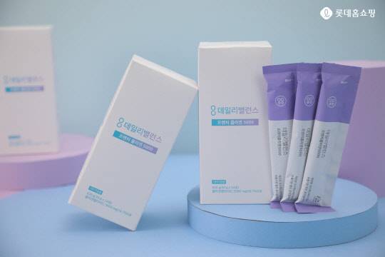롯데홈쇼핑이 건강식품 PB 브랜드 '데일리 밸런스'를 선보인다. <롯데홈쇼핑 제공>