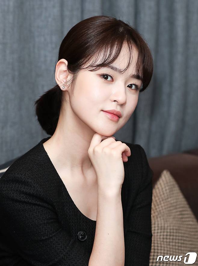 JTBC 드라마 '부부의 세계'에서 열연한 심은우가 26일 뉴스1과 인터뷰에서 앞서 포즈를 취하고 있다. 2020.5.26/뉴스1 © News1 김진환 기자