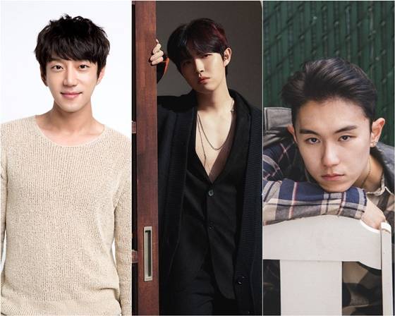 (왼쪽부터)황치열, 김재환, 임한별 /사진제공=하우엔터테인먼트, 스윙엔터테인먼트