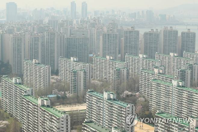 서울 강남 일대 아파트 단지 [연합뉴스 자료사진]
