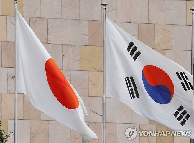 일장기와 태극기 [연합뉴스 자료사진]