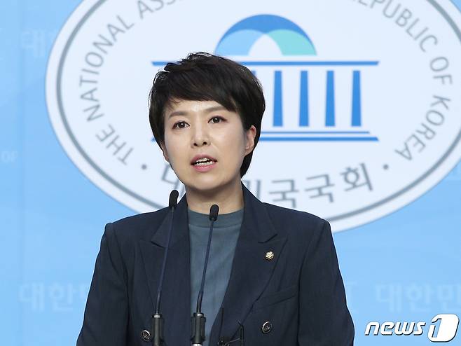 김은혜 미래통합당 대변인.  © News1 신웅수 기자