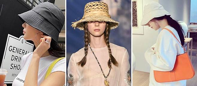 /사진=배우 클라라 인스타그램, 디올 2020 S/S 컬렉션, 배우 민효린 인스타그램