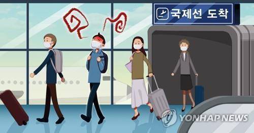 코로나19 해외유입 환자(PG) [장현경 제작] 일러스트