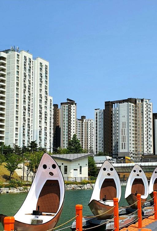 김포한강신도시 중앙공원 문보트