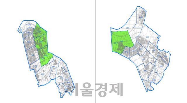 토지거래허가구역 위치도. /제공=서울시