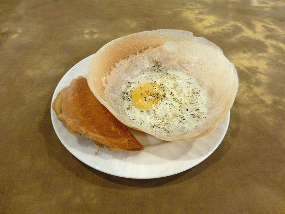 스리랑카 에그 호퍼. [사진 Wikimedia Commons]