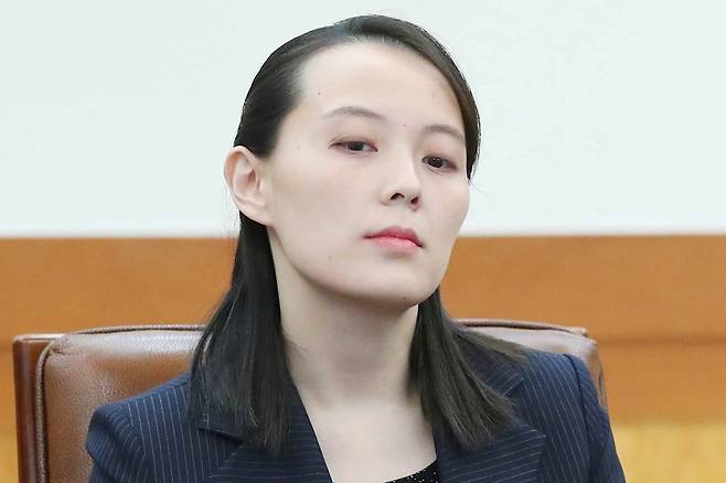 - 김여정 북한 노동당 제1부부장. 연합뉴스