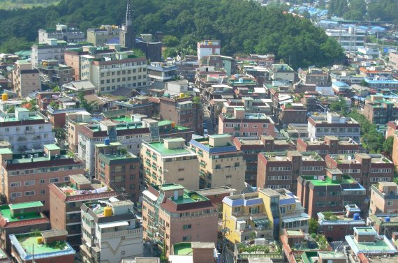 경기 광명시 광명뉴타운 일대 전경. fnDB